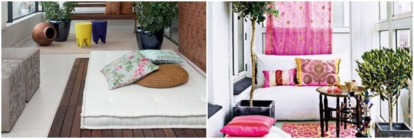 Tenha uma churrasqueira na varanda, ou um espaço aconchegante ou ainda tenha flores para deixar sua varanda mais bonita