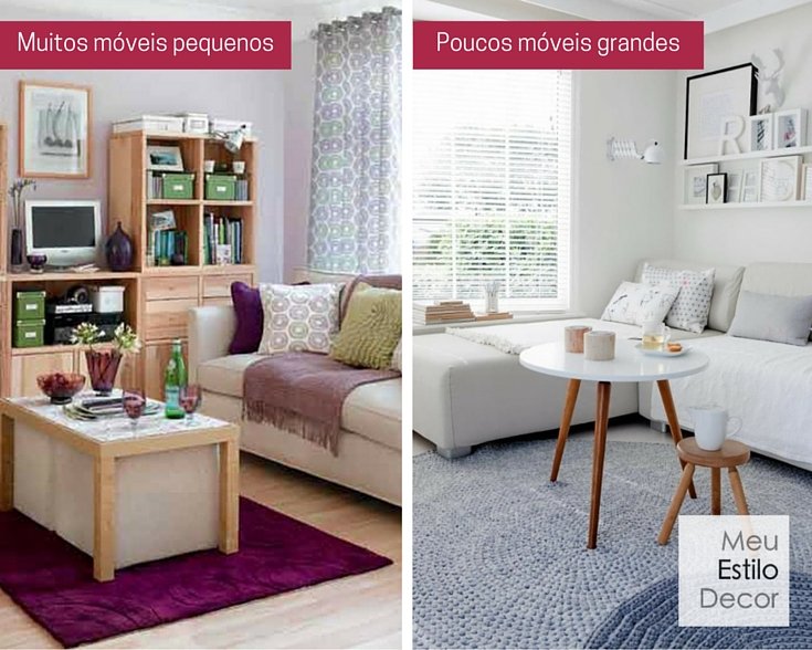 7 truques para simplificar a decoração em um apartamento pequeno