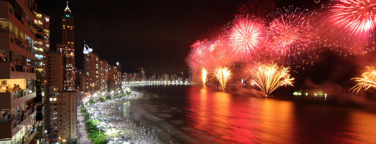 Ano Novo na praia