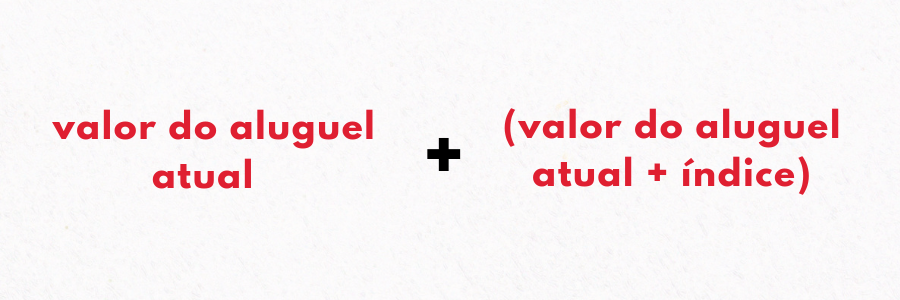 calculo de reajuste de aluguel de imovel