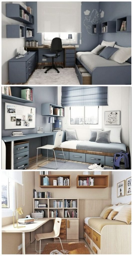 Ideias criativas para decorar o seu quarto pequeno