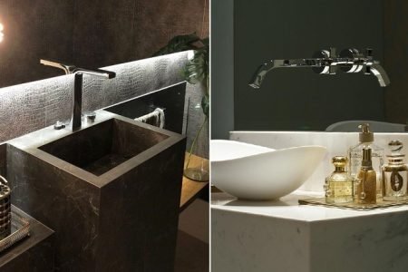 Torneiras para banheiros: modelos em decorações modernas